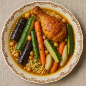 Couscous au poulet - Farciennes.