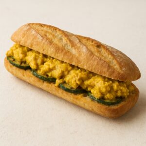 Sandwich poulet curry, mangue et courgettes grillées - Fringale à Farciennes.