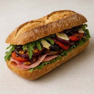Sandwich le mediterraneen farciennes