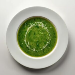 Soupe courgette - épinard