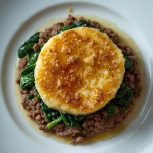 Hachis Parmentier aux épinards