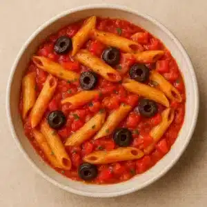 Pâtes sauce pizzaïola