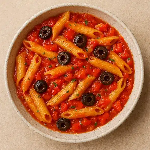 Pâtes sauce pizzaïola